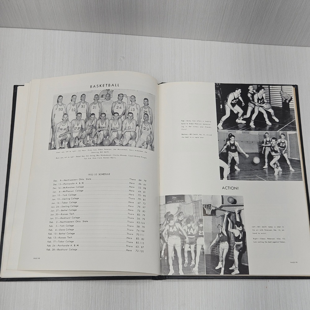 1953 Friends University Yearbook The Talisman Wichita Kansas Vintage Hardcover - Picture 7 of 10